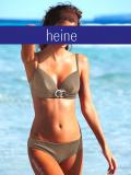 Bikini mit Schmuckelement taupe