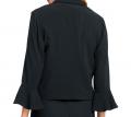 Blazer mit Volants schwarz