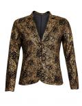 Blazer schwarz-gold