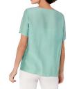 Bluse mit Seide mint