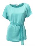 Bluse mit Spitze mint