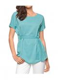 Bluse mit Spitze mint