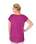 Bluse mit Spitze pink