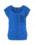 Bluse royalblau