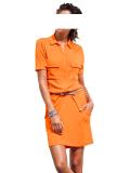 Blusenkleid orange