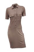 Blusenkleid taupe