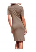 Blusenkleid taupe