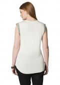 Blusenshirt creme-schwarz