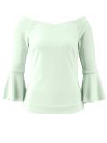 Blusenshirt mit Volants mint