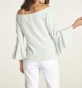 Blusenshirt mit Volants mint