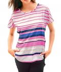 Blusenshirt pink-bunt