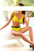 Body-Shaping-Bikini gelb-schwarz