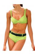 Body-Shaping-Bikini kiwi-schwarz