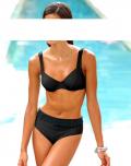 Body-Shaping-Bikini schwarz