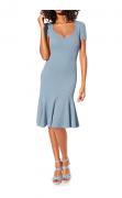 Bodyforming-Kleid hellblau Gr. 40