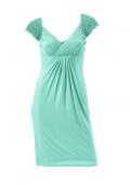 Bodyforming-Kleid mit Perlen mint