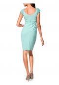 Bodyforming-Kleid mit Perlen mint