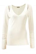 Bodyforming-Pullover creme