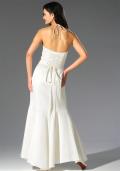 Brautkleid mit Stola creme