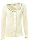 Cardigan mit Strass offwhite