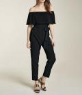 Carmen-Jumpsuit schwarz