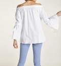 Carmenbluse offwhite