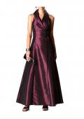 Changeant-Abendkleid bordeaux