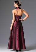 Changeant-Abendkleid bordeaux