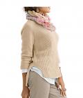 Chenillepullover beige