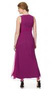 Chiffon-Abendkleid fuchsia