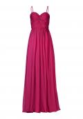 Chiffon-Abendkleid pink