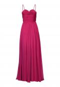 Chiffon-Abendkleid pink