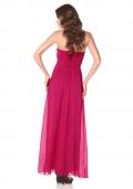 Chiffon-Abendkleid pink