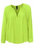 Chiffon-Bluse limette