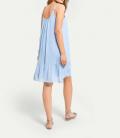 Chiffon-Kleid hellblau