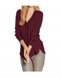 Chiffonbluse bordeaux