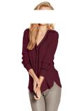 Chiffonbluse bordeaux