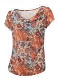 Chiffonbluse bunt