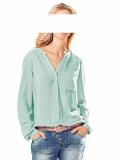 Chiffonbluse mint