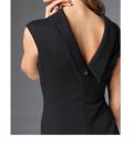 Collar-Dress schwarz