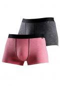 DP Marken-Herren-Boxershorts schwarz-pink