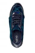 Damen-Samt-Sneaker marine