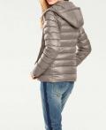 Daunenjacke/-Weste taupe