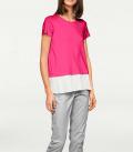 Designer-2-in-1-Shirt ecru-pink Gr. 38