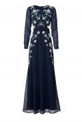 Designer-Abendkleid marine