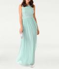 Designer-Abendkleid mit Pailletten mint