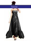 Designer-Abendkleid mit Schleppe schwarz