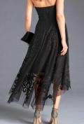 Designer-Abendkleid schwarz