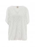 Designer-Ausbrenner-Shirt offwhite