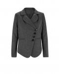 Designer-Blazer anthrazit-meliert